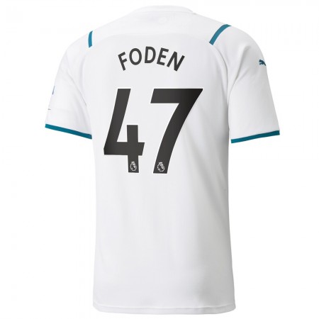 Billiga Fotbollströjor Manchester City Phil Foden 47 Borta tröja 2021/22 Kortärmad